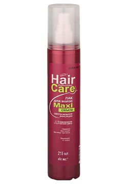 ВИТЭКС ЛАК для волос МАXI объём сверхсильной фиксации с D пантенолом и протеинами риса 215 0 MPL303780
