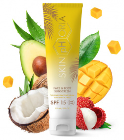 SKINPHORIA Солнцезащитный крем для лица и тела SPF15 Face & Body Sunscreen 150 0 MPL301388