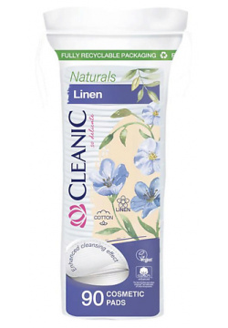 CLEANIC Naturals Linen Гигиенические ватные диски 90 0 MPL300263