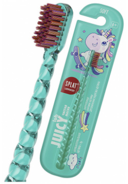SPLAT Детская зубная щетка с ионами серебра "Магия единорога" UniMagic Juicy Lab SPT463721