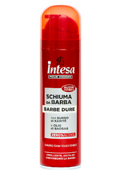 INTESA Пена для бритья жесткой бороды с маслом Карите и Баобаба 300 0 MPL296148 I
