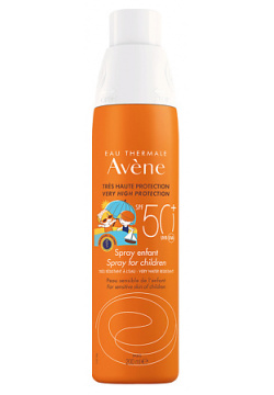 AVENE Детский солнцезащитный спрей SPF 50+ для чувствительной кожи Very High Protection Spray For Children AVE690836
