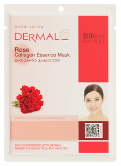 DERMAL Тканевая маска с экстрактом чайной розы и коллагеном 23 0 MPL304118 D