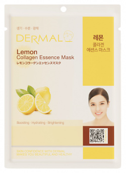 DERMAL Тканевая маска с экстрактом лимона и коллагеном 23 0 MPL304244