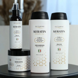 OCTARINE Маска для волос восстанавливающая 3в1 с Кератином и Аргановым маслом Keratin Argan Oil OCR000003