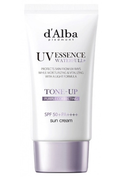 D`ALBA Солнцезащитный крем Waterfull Tone Up Sun Cream (Purple) 50 0 MPL326396