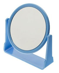 DEWAL BEAUTY Зеркало настольное на пластковой подставке 17 5x16 MPL033210