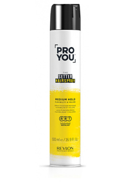 REVLON PROFESSIONAL Лак средней фиксации Pro You Setter Hairspray Medium Hold Flexibility & Volume RVL966120