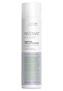 REVLON PROFESSIONAL Мицеллярный шампунь для жирной кожи Restart Balance Purifying Micellar Shampoo RVL966048