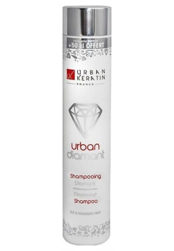 URBAN KERATIN Шампунь безсульфатный с бриллиантовой пудрой Diamond URN000026 U