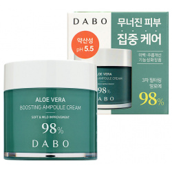 DABO Крем для лица укрепляющий ампульный с экстрактом алоэ Aloe Vera Boosting Ampoule Cream DBO000001