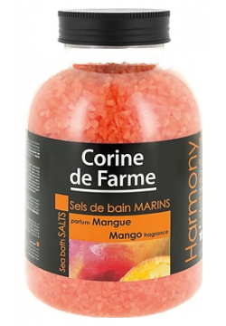 CORINE DE FARME Соли морские для ванн Манго Sea Bath Salts Mango Fragrance CDF013311