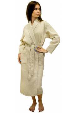 Банный халат Блюми цвет: бежевый (L) Nusa nus905914 Производитель: Страна