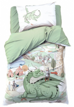 детское постельное белье ЭТЕЛЬ tel935408 Dragon kingdom цвет: зеленый (1 5 сп)