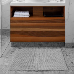 Коврики для ванной и туалета Arya ar945773 Коврик Softy цвет: серый (50х70 см)