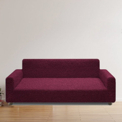 Чехлы для мебели и подушек KARTEKS kks837491 Чехол дивана Nadine цвет: бордовый (250 см)