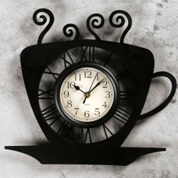 Часы настенные Кофейная чашка (4х40х42 см) Сима Ленд sil830110