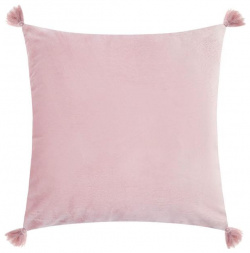 Декоративные подушки ЭТЕЛЬ tel937595 Декоративная наволочка Anabella цвет: розовый (45х45)