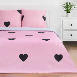 Комплекты постельного белья ЭТЕЛЬ tel776127 Постельное белье Pink heart (1 5 сп) П