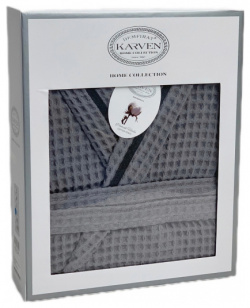 Банный халат Этери цвет: темно серый (L) KARVEN kvn954825
