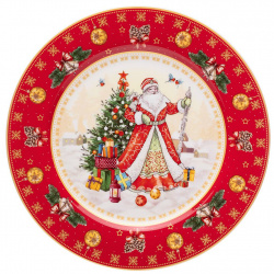 Тарелка Дед Мороз (21 см) Lefard lfr936075