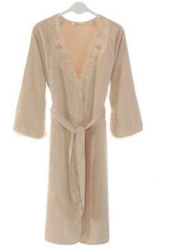 Банный халат Joanne цвет: пудровый (L) Soft cotton sfc669740