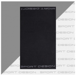 Полотенца ЭТЕЛЬ tel959191 Полотенце Sport цвет: белый  черный (70х130 см)