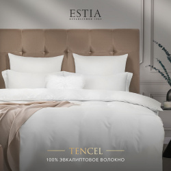 Комплекты постельного белья ESTIA eta981073 Постельное белье Орнелла цвет: белый (семейное)
