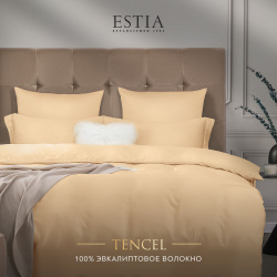 Комплекты постельного белья ESTIA eta981090 Постельное белье Орнелла цвет: бежевый (евро)