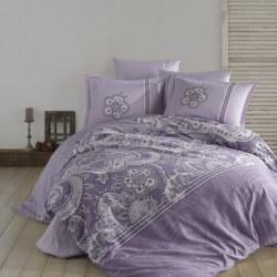 Комплекты постельного белья KARVEN kvn978119 Постельное белье Pellini цвет: лиловый (евро)