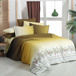 Комплекты постельного белья SAREV sar978714 Постельное белье Terry цвет: желтый (евро)