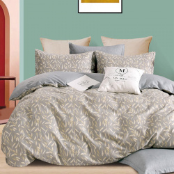 Комплекты постельного белья Примавера prim979560 Постельное белье Tabio цвет: серый (семейное)