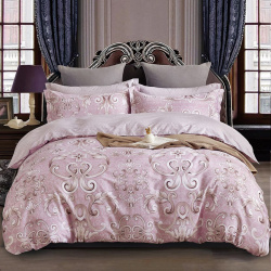 Комплекты постельного белья Примавера prim980349 Постельное белье Janell цвет: бежевый  розовый (1 5 сп)
