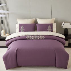 Комплекты постельного белья KARTEKS kks980818 Постельное белье Kenara цвет: фиолетовый (евро)