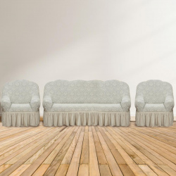Чехлы для мебели и подушек KARTEKS kks981017 Чехол Блюми цвет: кремовый (50 см  185 см)