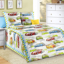 Покрывала  подушки одеяла для малышей Текс Дизайн tkd988674 Детское покрывало Гонки (110х140 см)