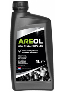 Моторное масло AREOL Max Protect 0W30AR057 0W 30 синтетическое 1 л 