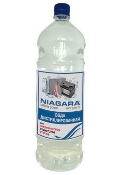 Вода дистиллированная NIAGARA 1 5 л 140836 