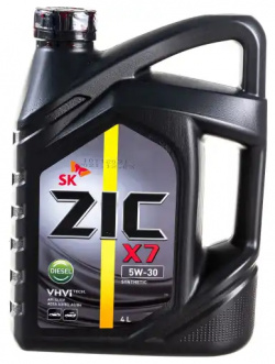 Моторное масло ZIC 162610 5W 30 синтетическое 4 л 
