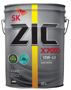 Моторное масло ZIC 192677 10W 40 синтетическое 20 л 