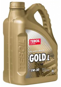 Моторное масло TEBOIL 3453935 5W 30 синтетическое 4 л 