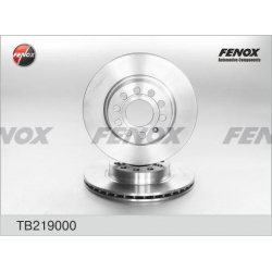 Тормозной диск FENOX TB219000 вентилируемый передний мост 