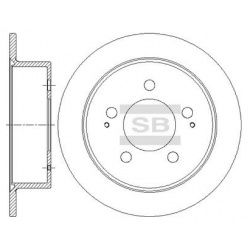 Тормозной диск HI Q SD5201 