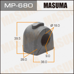 втулка стабилизатора переднего \ Subaru Impreza 97> MASUMA MP 680 
