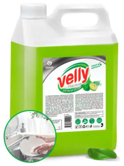 средство для мытья посуды  Velly premium лайм и мята 5кг\ GRASS 125425
