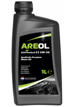 Моторное масло AREOL ECO Protect C2 5W30AR069 5W 30 синтетическое 1 л 