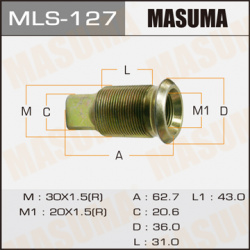 футорка колесная  M30x1 5/M20x1 5\ Mitsubishi MASUMA MLS 127