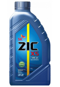 Моторное масло ZIC 132660 10W 40 полусинтетическое 1 л 