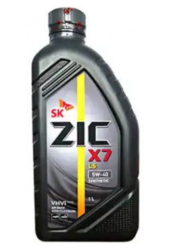 Моторное масло ZIC 132662 5W 40 синтетическое 1 л 