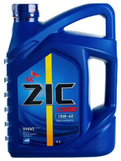 Моторное масло ZIC 162658 10W 40 полусинтетическое 4 л 